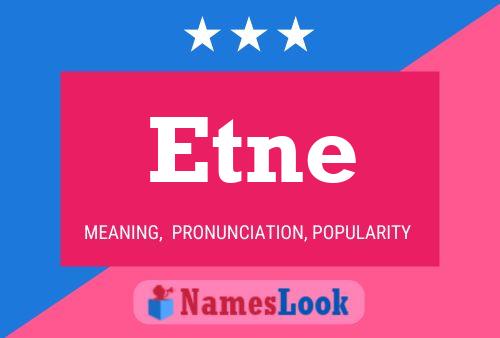 Póster del nombre Etne