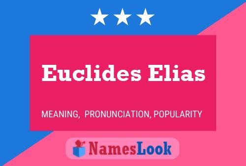 Póster del nombre Euclides Elias