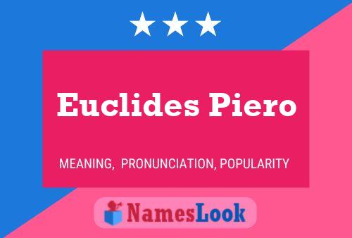 Póster del nombre Euclides Piero