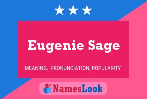 Póster del nombre Eugenie Sage