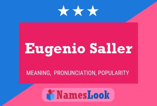 Póster del nombre Eugenio Saller