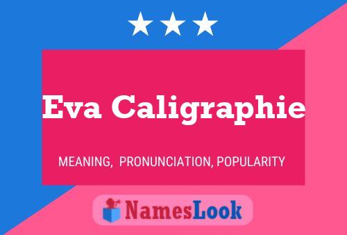 Póster del nombre Eva Caligraphie