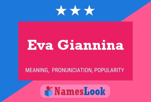 Póster del nombre Eva Giannina