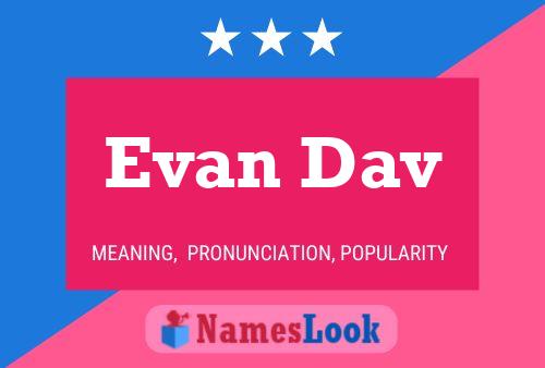 Póster del nombre Evan Dav