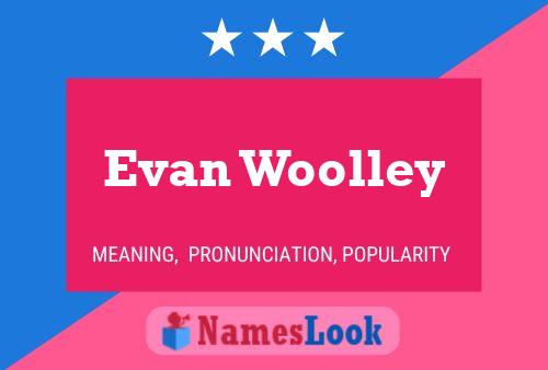 Póster del nombre Evan Woolley