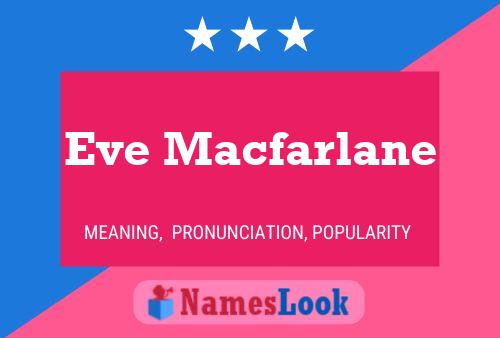 Póster del nombre Eve Macfarlane