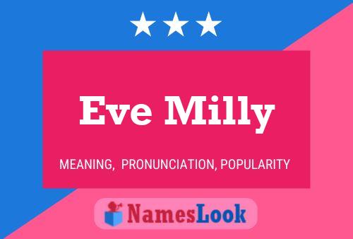 Póster del nombre Eve Milly