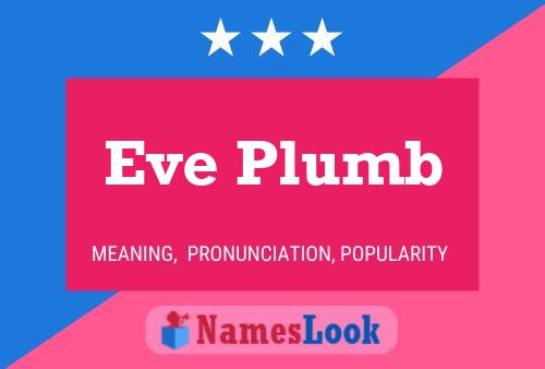 Póster del nombre Eve Plumb