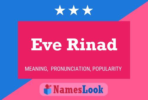 Póster del nombre Eve Rinad