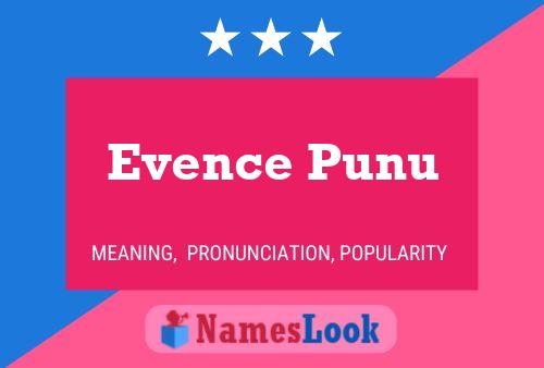 Póster del nombre Evence Punu