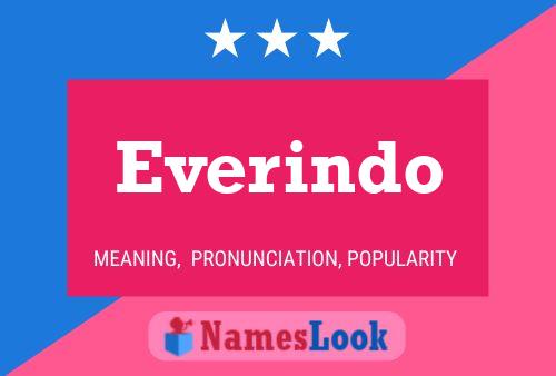 Póster del nombre Everindo