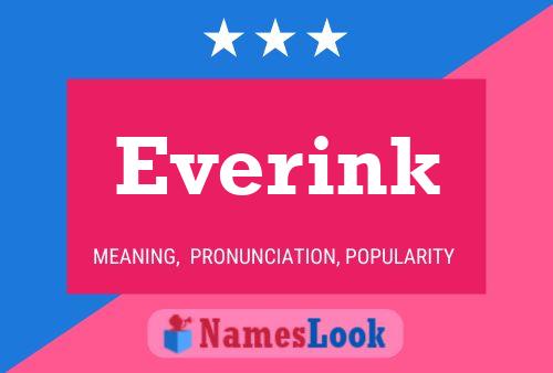 Póster del nombre Everink