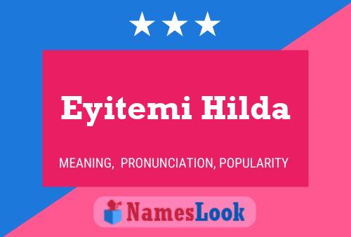 Póster del nombre Eyitemi Hilda