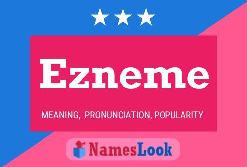 Póster del nombre Ezneme