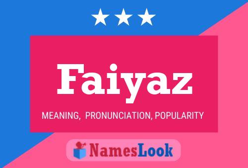 Póster del nombre Faiyaz