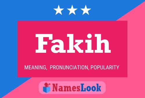 Póster del nombre Fakih