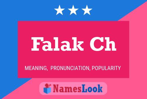 Póster del nombre Falak Ch