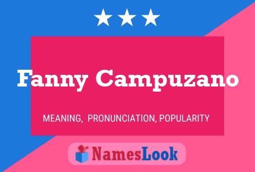 Póster del nombre Fanny Campuzano