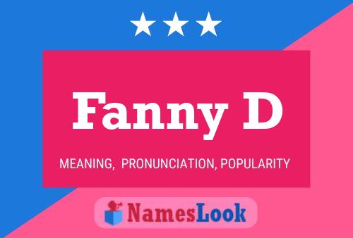 Póster del nombre Fanny D