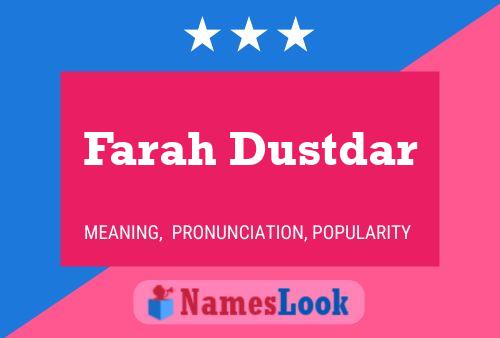 Póster del nombre Farah Dustdar