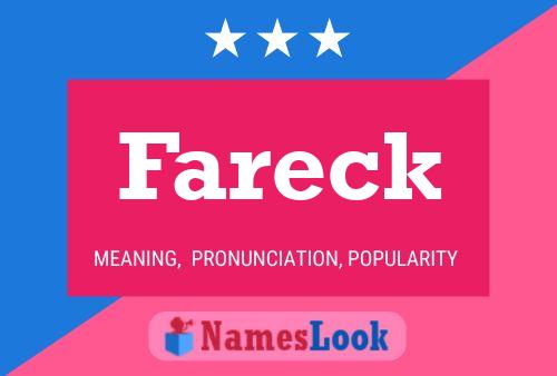 Póster del nombre Fareck