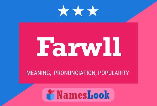 Póster del nombre Farwll