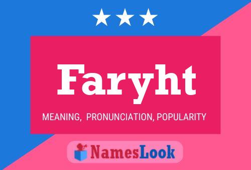 Póster del nombre Faryht