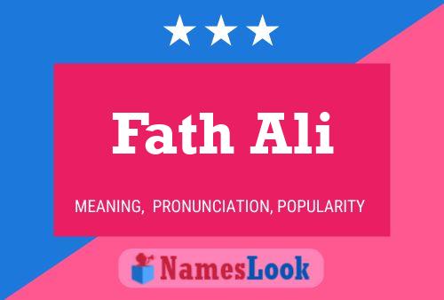 Póster del nombre Fath Ali