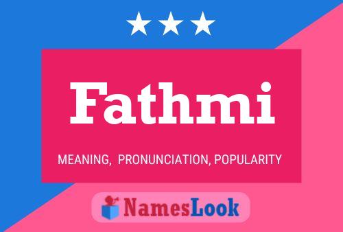 Póster del nombre Fathmi