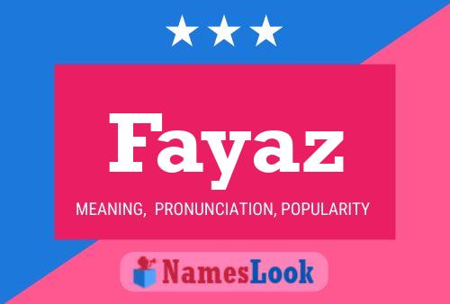 Póster del nombre Fayaz