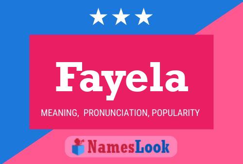 Póster del nombre Fayela