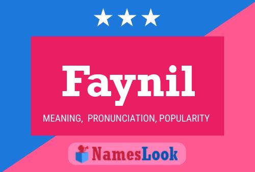 Póster del nombre Faynil