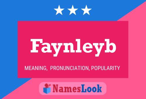 Póster del nombre Faynleyb