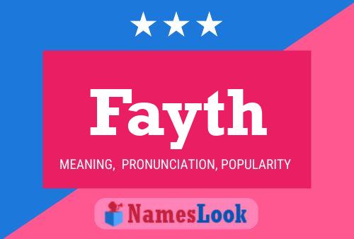 Póster del nombre Fayth