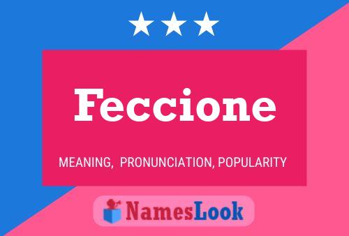 Póster del nombre Feccione