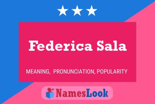 Póster del nombre Federica Sala