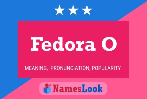 Póster del nombre Fedora O