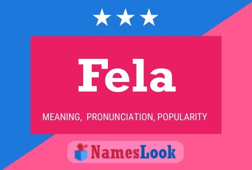 Póster del nombre Fela