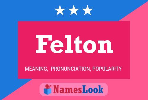 Póster del nombre Felton