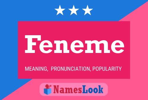 Póster del nombre Feneme