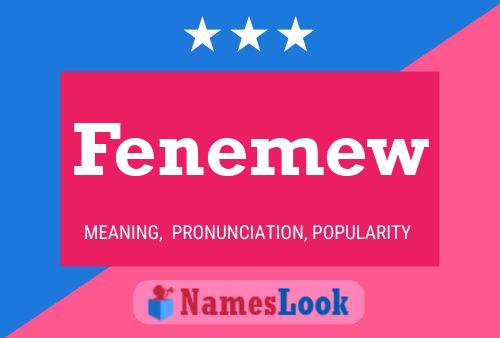 Póster del nombre Fenemew