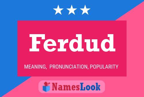 Póster del nombre Ferdud