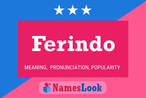 Póster del nombre Ferindo