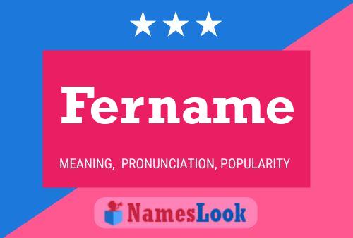 Póster del nombre Fername