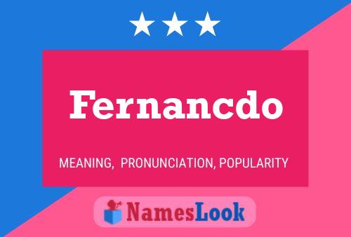 Póster del nombre Fernancdo