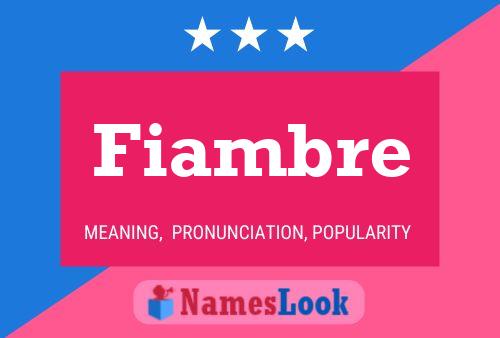 Póster del nombre Fiambre