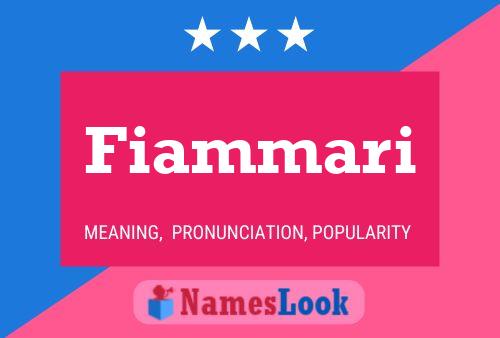 Póster del nombre Fiammari