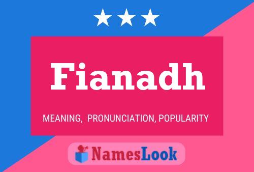 Póster del nombre Fianadh