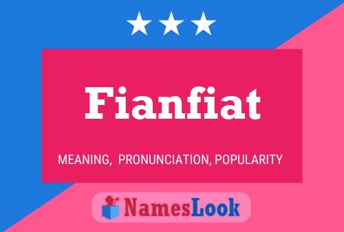 Póster del nombre Fianfiat