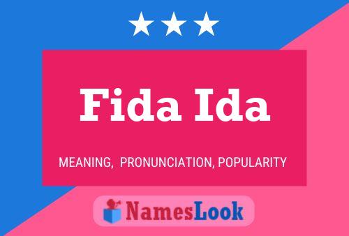 Póster del nombre Fida Ida